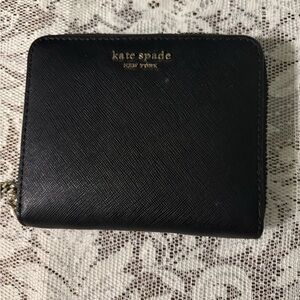 Kate Spade Black Compact Wallet